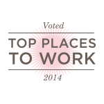 Voted Top Places To Work 2014
