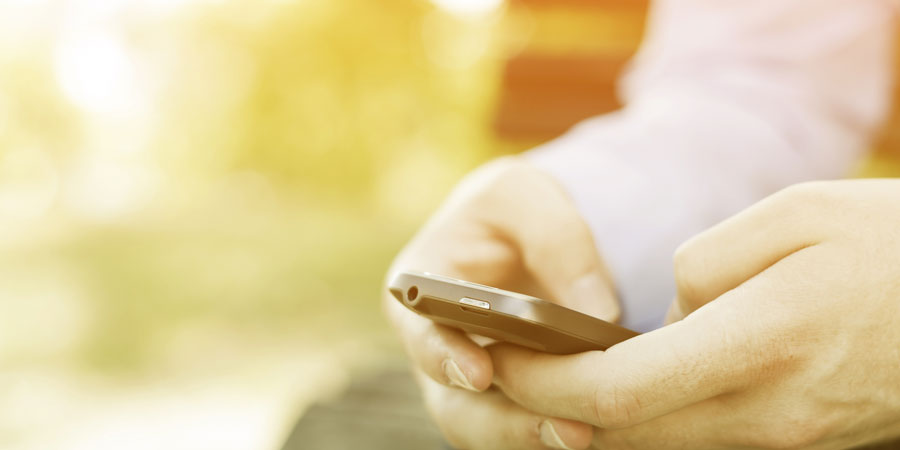 Person on Smart Phone