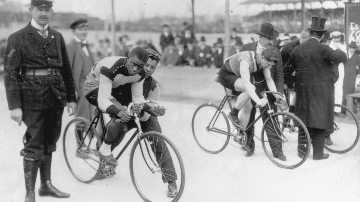 Major Taylor historic cycling image